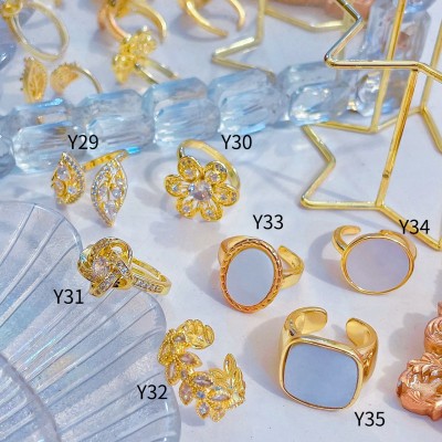 #Y anillos tendencia rodio 14&