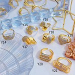 #Y anillos tendencia rodio 14&
