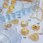 #Y anillos tendencia rodio 14&