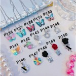 #p cadena con dije plateado  solo dije 1.85$ (12.50&）14&con ajustable 2.7$