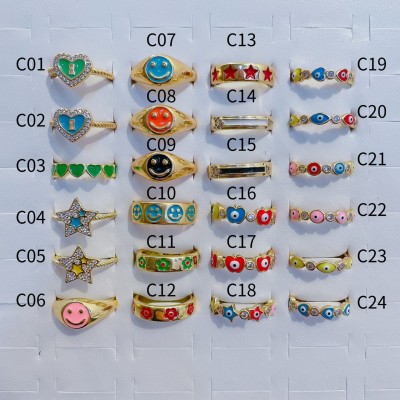 #c anillo oro chino 7&