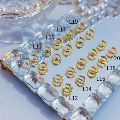 #L Argolla pequeño  gold field 18k  4.5&