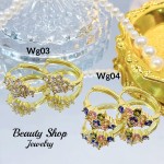 #wg zarcillo lujos oro chino 18k 13&