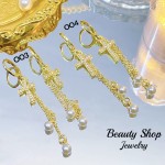 zarcillo largo con perla 8.5&