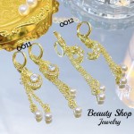 zarcillo largo con perla 8.5&