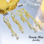 zarcillo largo con perla 8.5&