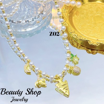 #Z cadena con full dijes  (&24）