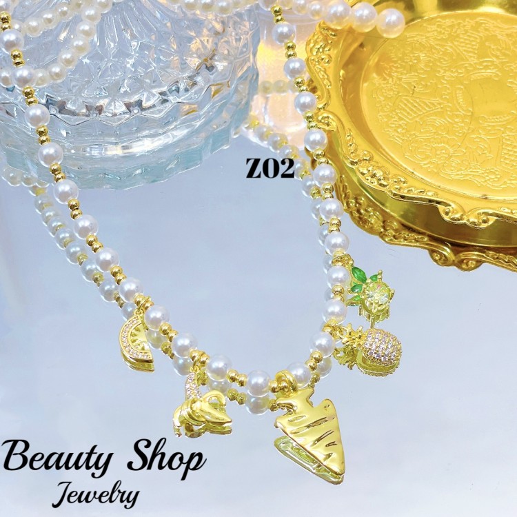 #Z cadena con full dijes  (&24）