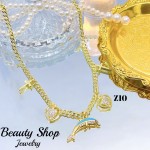 #Z cadena con full dijes  (&24）