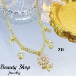 #Z cadena con full dijes  (&24）