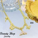 #Z cadena con full dijes  (&24）