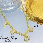 #Z cadena con full dijes  (&24）