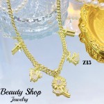 #Z cadena con full dijes  (&24）