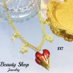 #Z cadena con full dijes  (&24）