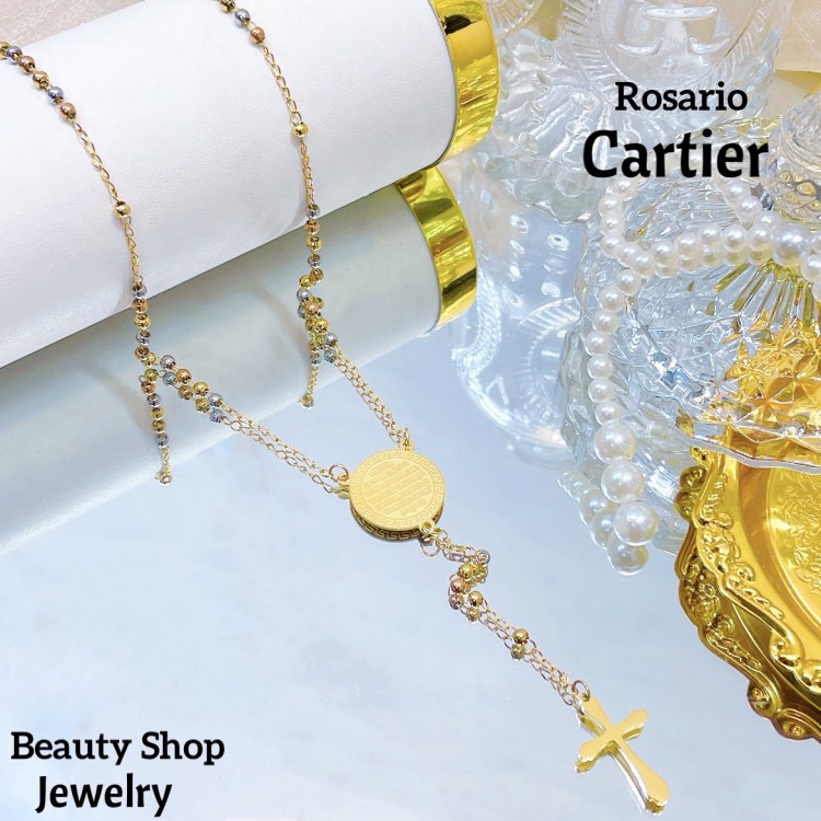 Rosario 2tono #3 acero (&13.50) Rosario 2tono #3 acero (&13.50)