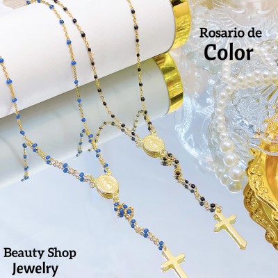 Rosario color oro chino (&11.55）