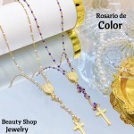 Rosario color oro chino (&11.55) Rosario color oro chino (&11.55)