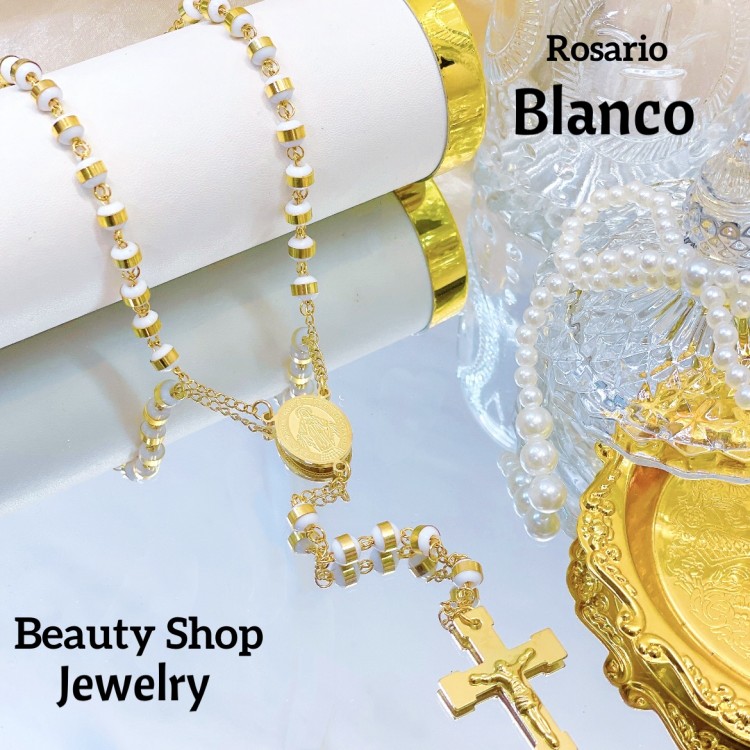 Rosario con gomas acero lujo (&25.50) Rosario con gomas acero lujo (&25.50)