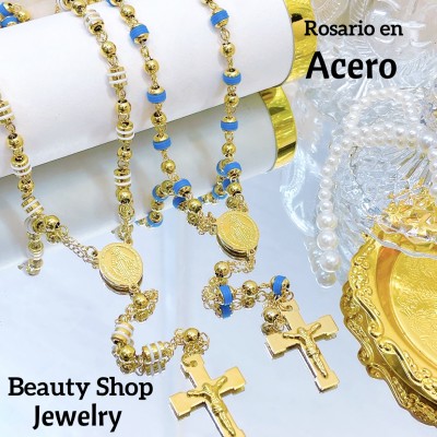 Rosario lujo acero #6  (&26）