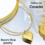 cadena rigida con dije corazon (&12) cadena rigida con dije corazon (&12)