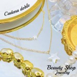 Choker Doble de Perla Oro Chino 9.8& Choker Doble de Perla Oro Chino 9.8&