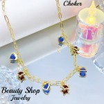 choker con dije corazon ( Navideños) &7