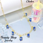 choker con dije corazon ( Navideños) &7