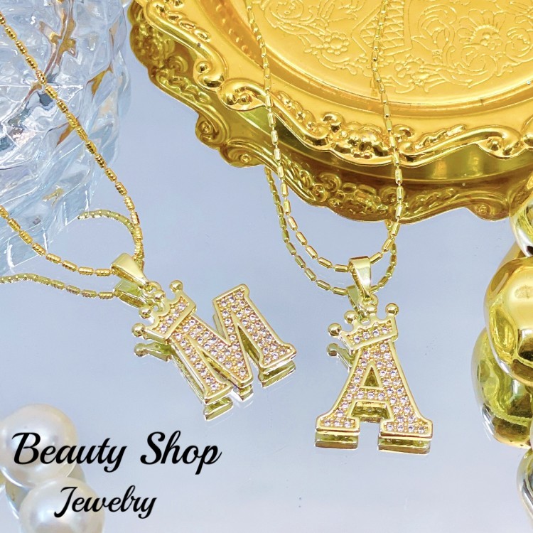 dije de letra con corona (con cadena sencilla &10) dije de letra con corona (con cadena sencilla &10)