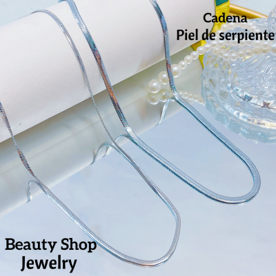 cadena piel de serpiente acero 6&