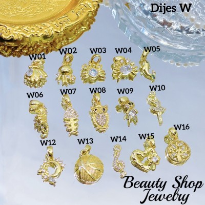 #0002 #W cadena con dije （solo dije 1.05$）（(con cadena 7.5&）