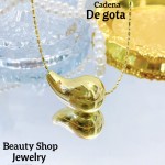 cadena con dije de gota 12& cadena con dije de gota 12&