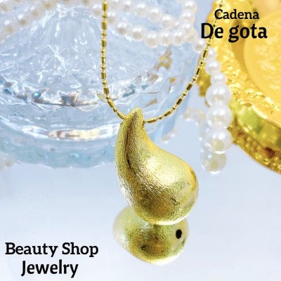 cadena con dije de gota 12& 