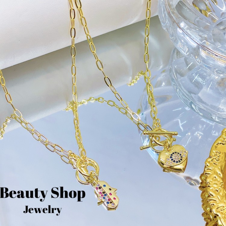 Cadena eslabon  oro chino (&12）