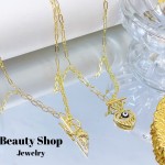 Cadena eslabon  oro chino (&12）