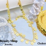 Choker sencillos figura oro chino (&7.5) Choker sencillos figura oro chino (&7.5)