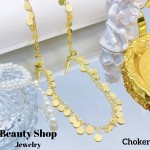 Choker sencillos figura oro chino (&7.5) Choker sencillos figura oro chino (&7.5)