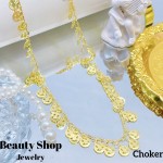 Choker sencillos figura oro chino (&7.5) Choker sencillos figura oro chino (&7.5)