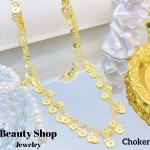 Choker sencillos figura oro chino (&7.5) Choker sencillos figura oro chino (&7.5)