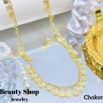 Choker sencillos figura oro chino (&7.5) Choker sencillos figura oro chino (&7.5)