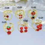 Anillo cereza oro chino 18k (&6) Anillo cereza oro chino 18k (&6)