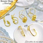 #C zarcillo oro chino 9& #C zarcillo oro chino 9&