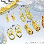 #C zarcillo oro chino 9& #C zarcillo oro chino 9&