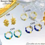 #C zarcillo oro chino 9& #C zarcillo oro chino 9&