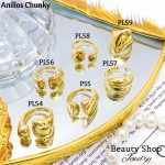 #0#L Anillos Tipo Chunky Oro Chino &6 (1.01*)