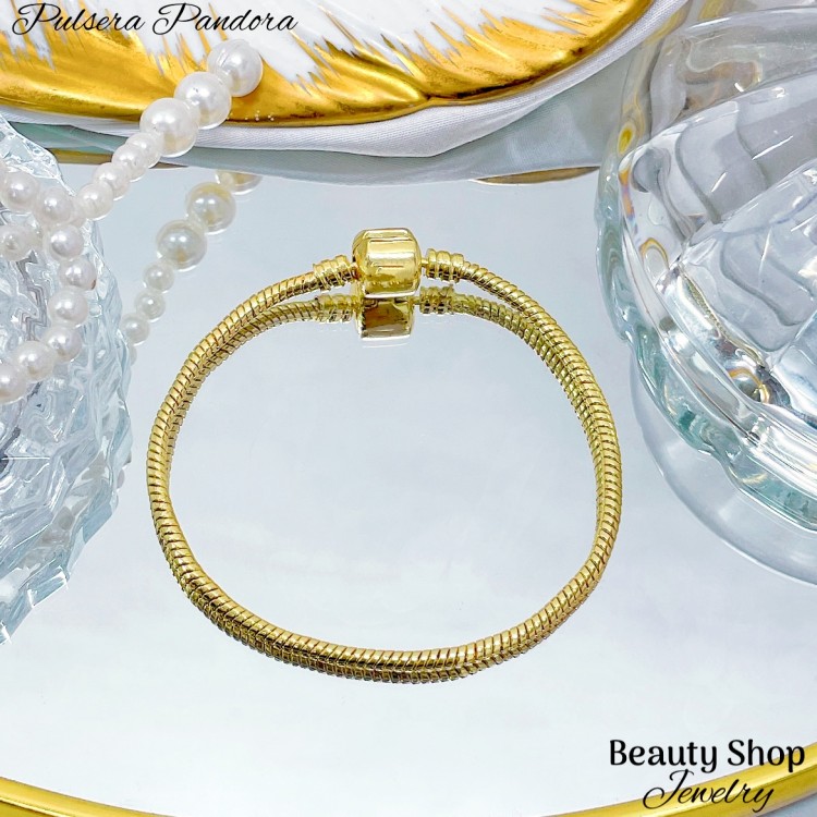 pulsera PANDORA oro chino 8.5&(1.54*)