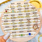 #m Anillos ajustable baño gold Field18k (&7) (1.01*)