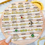 #m Anillos ajustable baño gold Field18k (&7) (1.01*)