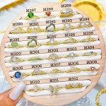 #m Anillos ajustable baño gold Field18k (&7) (1.01*)