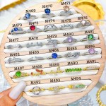 #m Anillos ajustable baño gold Field18k (&7) (1.01*)