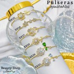 #3 Pulsera ajustable oro chino (43 modelos) (9.50&)）(1.75*)